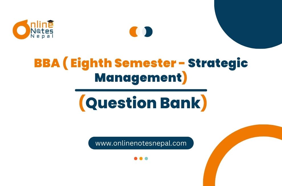 Question Bank of Strategic Management Photo